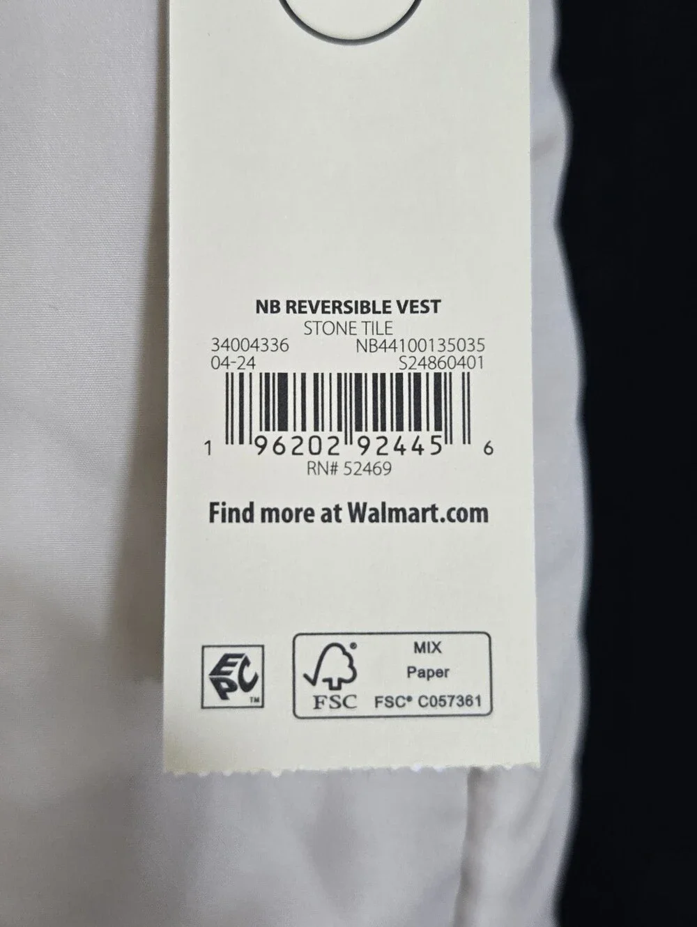 Reversible Cream Puffer Vest - Women #549